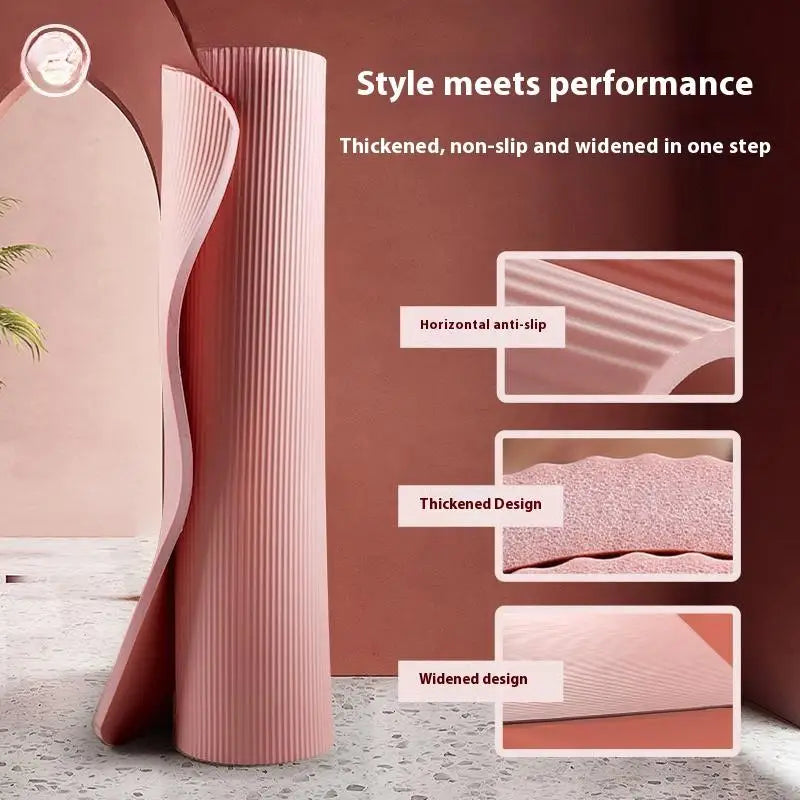 10MM High-Density Yoga Mat Non-Slip Durable Exercise Mat for Home Sports Gymnastics Pilates