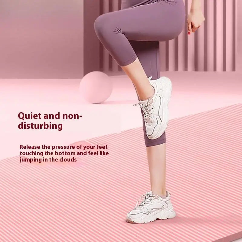 10MM High-Density Yoga Mat Non-Slip Durable Exercise Mat for Home Sports Gymnastics Pilates
